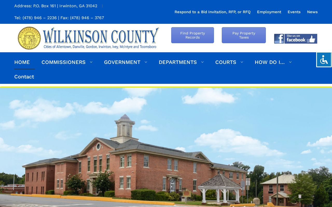 Wilkinson County court docket official government page